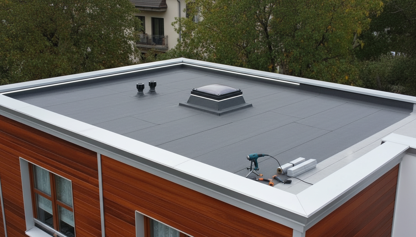 Flachdachsanierung Wohnhaus - SkyDach Wien